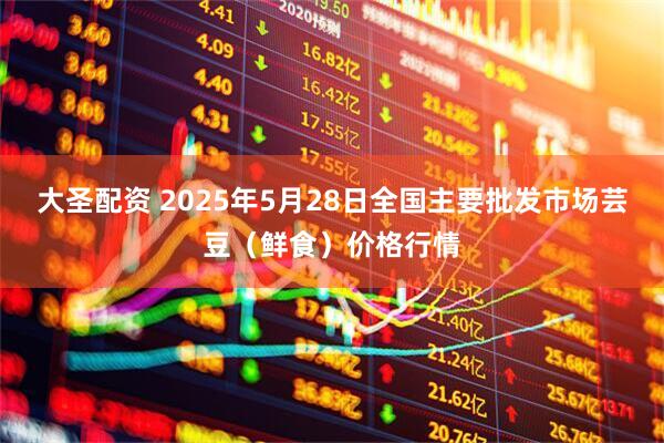 大圣配资 2025年5月28日全国主要批发市场芸豆（鲜食）价格行情