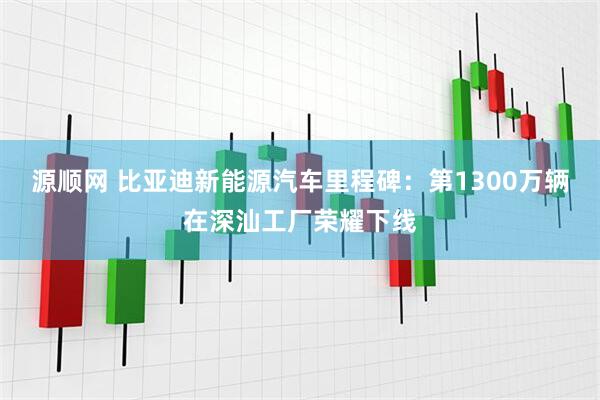 源顺网 比亚迪新能源汽车里程碑：第1300万辆在深汕工厂荣耀下线