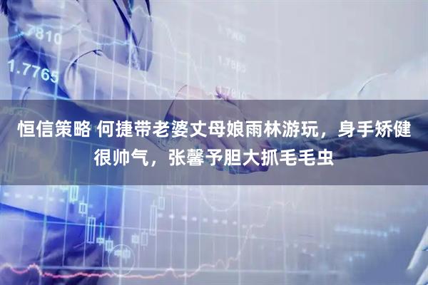 恒信策略 何捷带老婆丈母娘雨林游玩，身手矫健很帅气，张馨予胆大抓毛毛虫