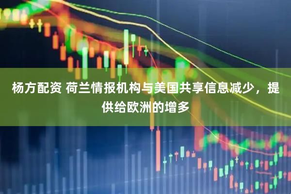 杨方配资 荷兰情报机构与美国共享信息减少，提供给欧洲的增多